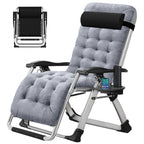 💚Foldable Guest Bed with Mattress, Outdoor Camping Cot with 4-Position Adjustable Reclining Nap Chair for Home Office, Supports 250LBs, Black