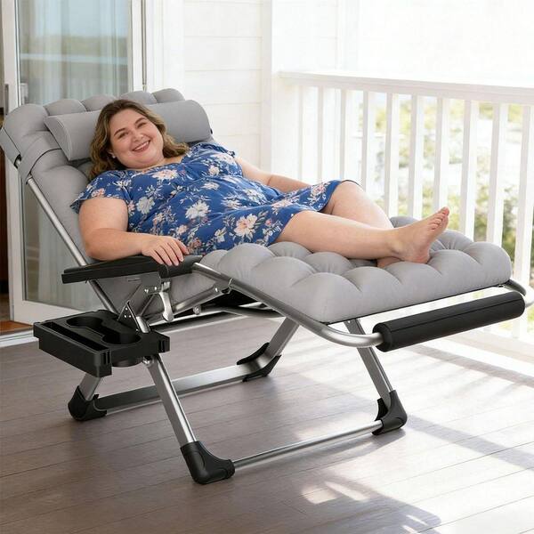 💚Foldable Guest Bed with Mattress, Outdoor Camping Cot with 4-Position Adjustable Reclining Nap Chair for Home Office, Supports 250LBs, Black