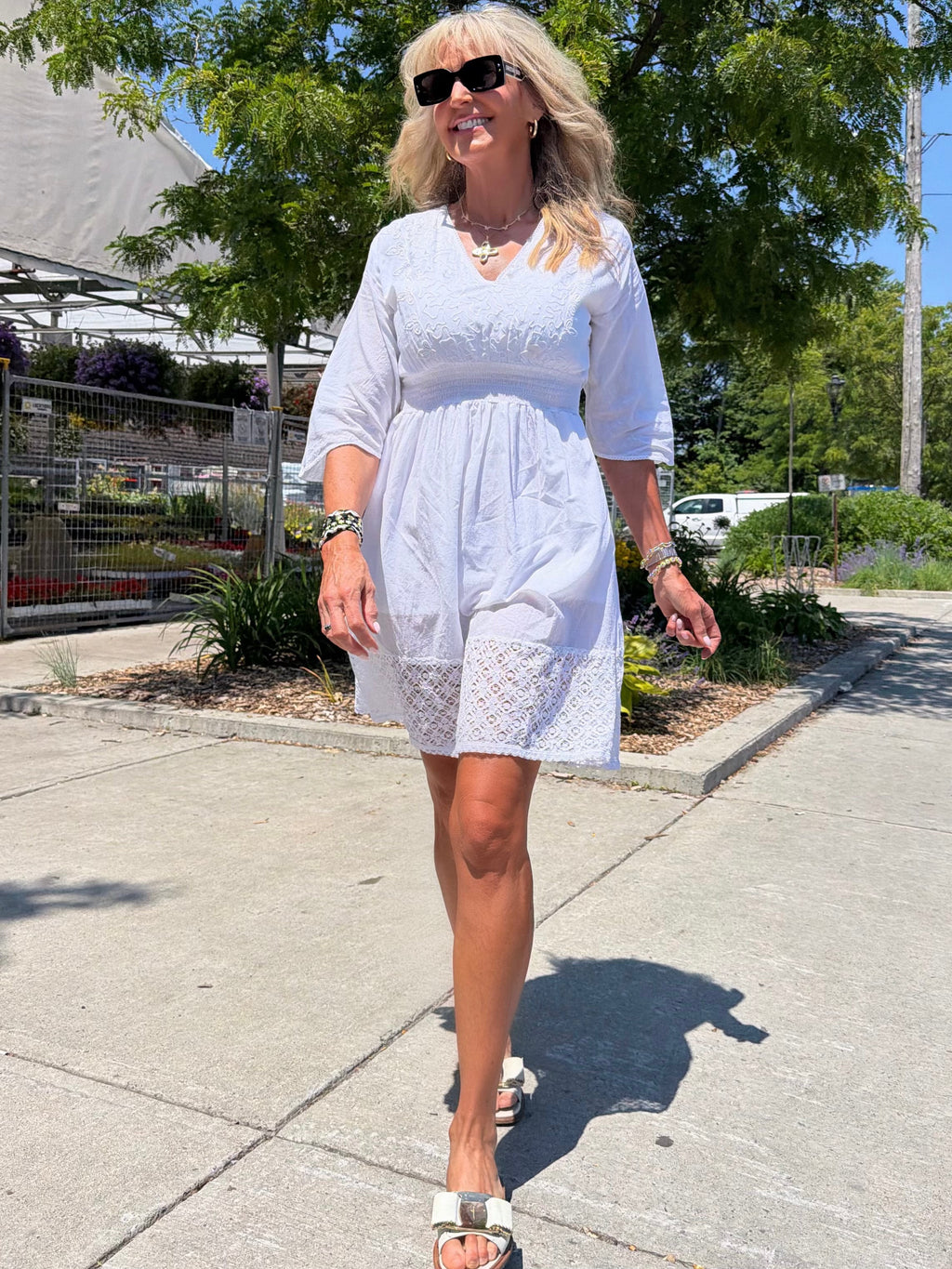💝💝Flirty Eyelet Dress | D256