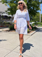 💝💝Flirty Eyelet Dress | D256