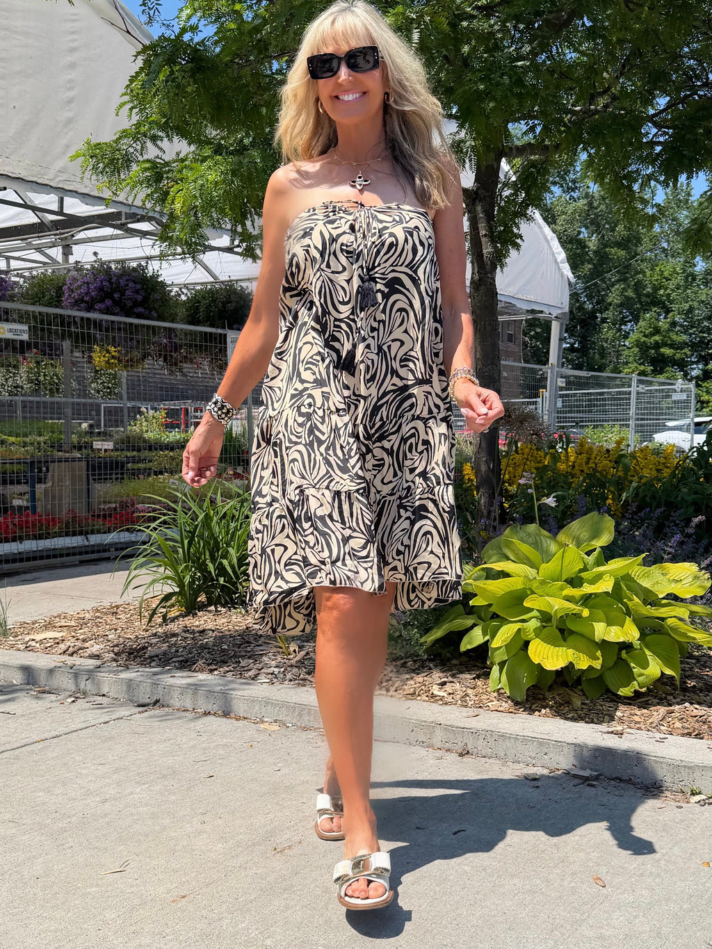 💝💝Strapless Vacay Vibes Dress | D258