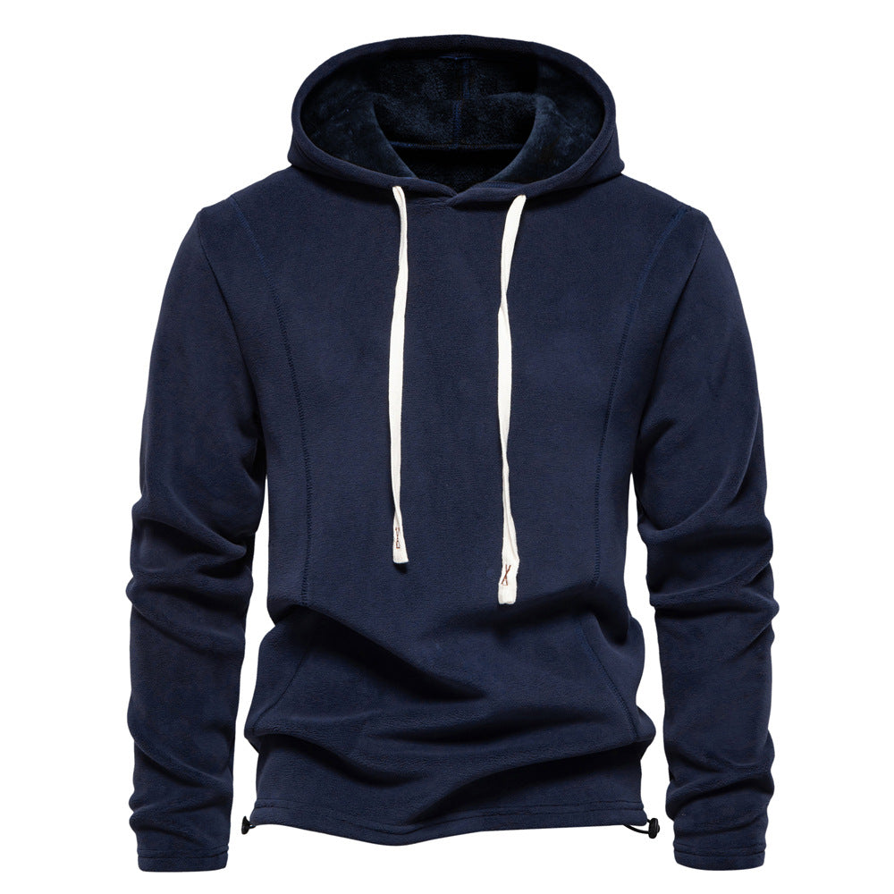 🔥The Last Day 49% OFF🔥Men's Stand Collar Half Zip Long Sleeve Hoodie Sweatshirt Fleece Pullover