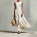 📦📦Mother's Day Sale 49% Off ⏰Sleeveless Asymmetrical Linen Maxi Dress