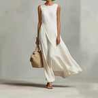 📦📦Mother's Day Sale 49% Off ⏰Sleeveless Asymmetrical Linen Maxi Dress