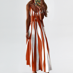 🌷Judith | Slimming Vertical Stripe Maxi Dress