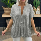 💝💝Blouse in Premium Viscose with Sequin Details