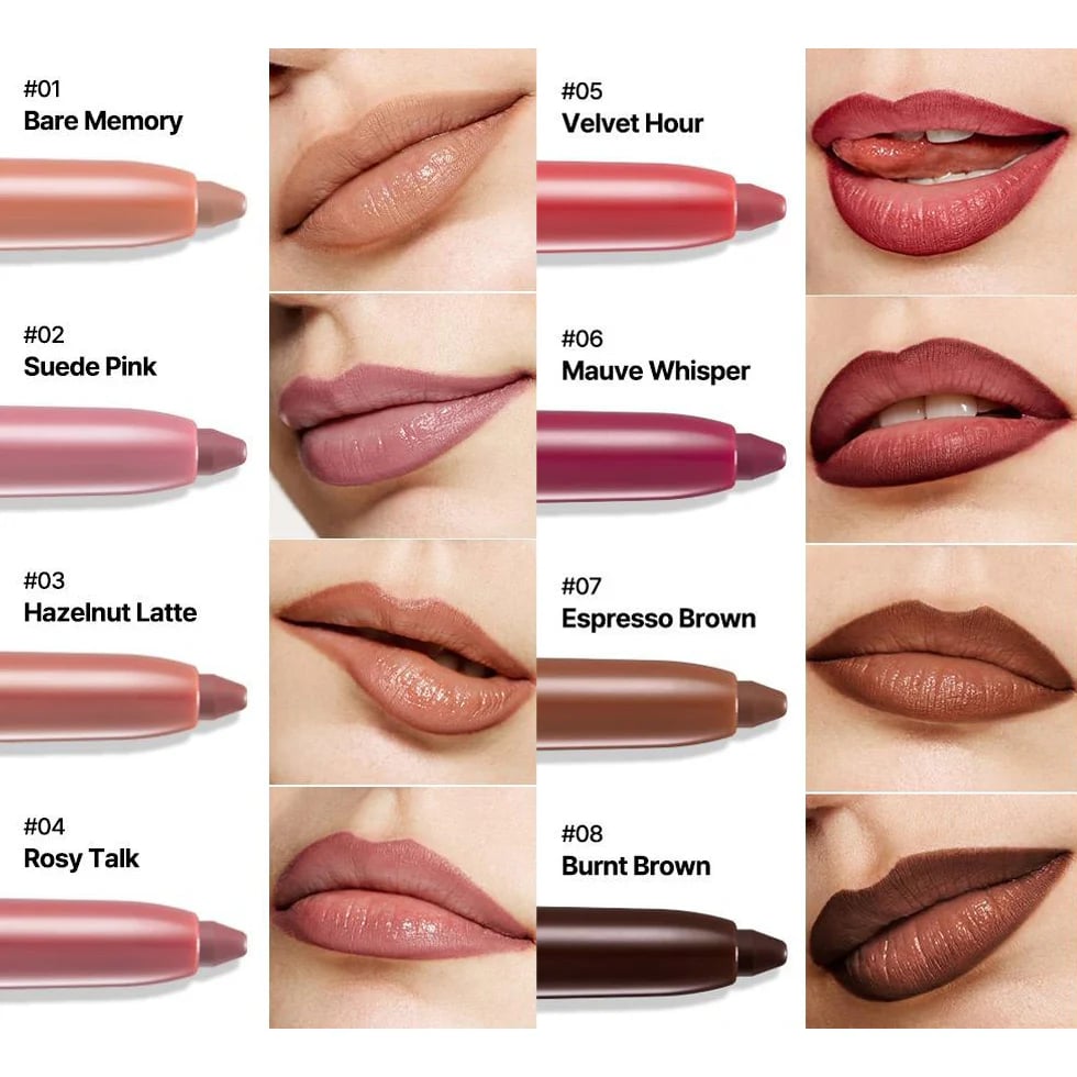 📦📦ACHANDISE Glide Lip Liner — Creamy, Blendable Color with Smooth Application