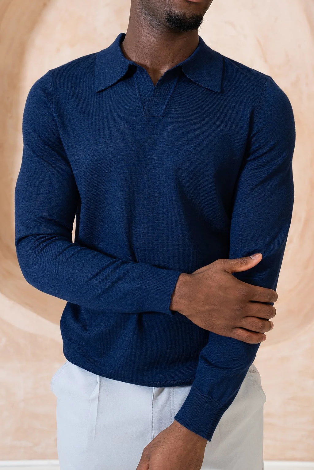 CLEARANCE🔥 Men's Casual Comfortable Collared Long-Sleeved Polo Shirt