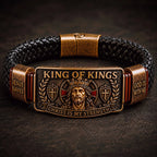 💝💝King of Kings Faith Bracelet – Adjustable Christian Wristband – Gift