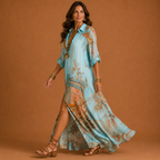 💝💝Maria | Elegant Mediterranean Blouse Dress