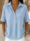 📦📦CLEARANCE SALE🔥 Women's Air-Knit Polo Sweater