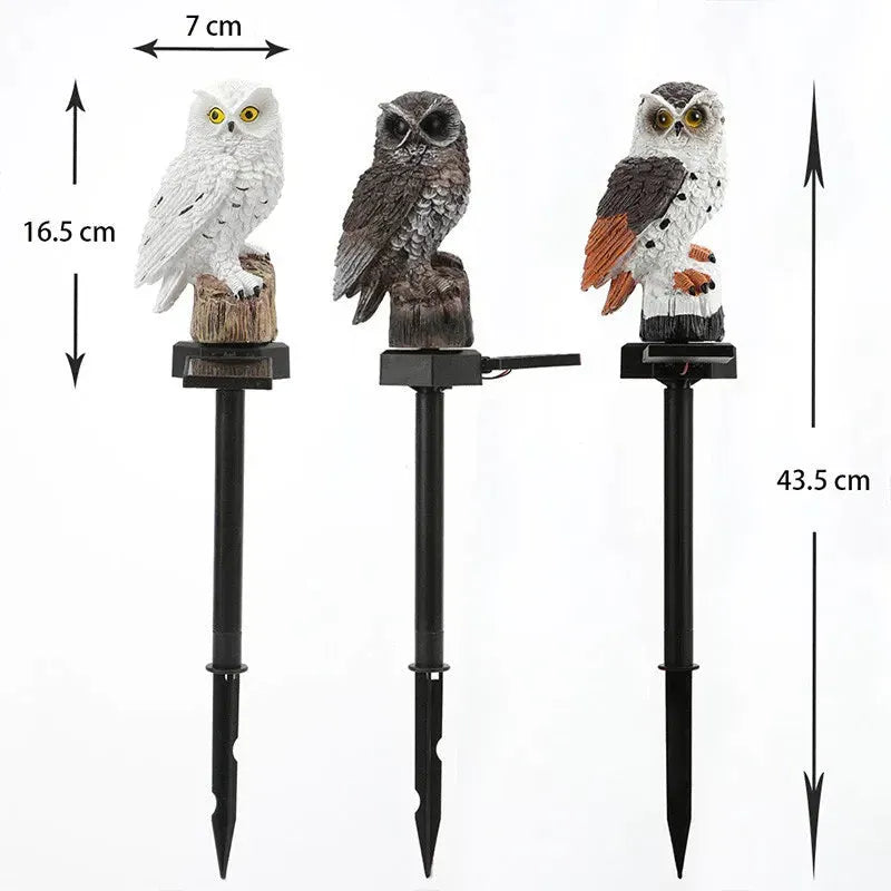 💝💝Waterproof Solar Owl Lamp - LED Path Lamp for Lawn, Garden and Outdoor Decorations