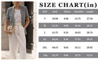 📦📦Women's Short Sleeve Casual Blazer Lapel Open Front Work Office Jacket