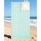 📦📦🏖️ 2-in-1 Convertible Towel & Backpack with Inner Zip Pocket & Sand-Repelling Fabric
