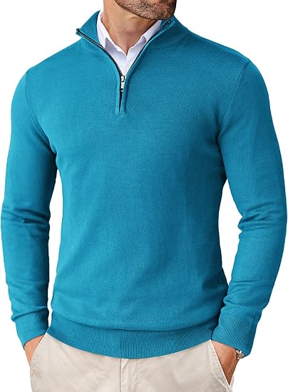 NEW🔥 Men's Casual Slim Fit Pullover Sweater Knitted Thermal Sweatshirt