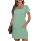 📦📦LAST DAY SAVE 49% ⏰Women's Casual Mini Dress with Pockets