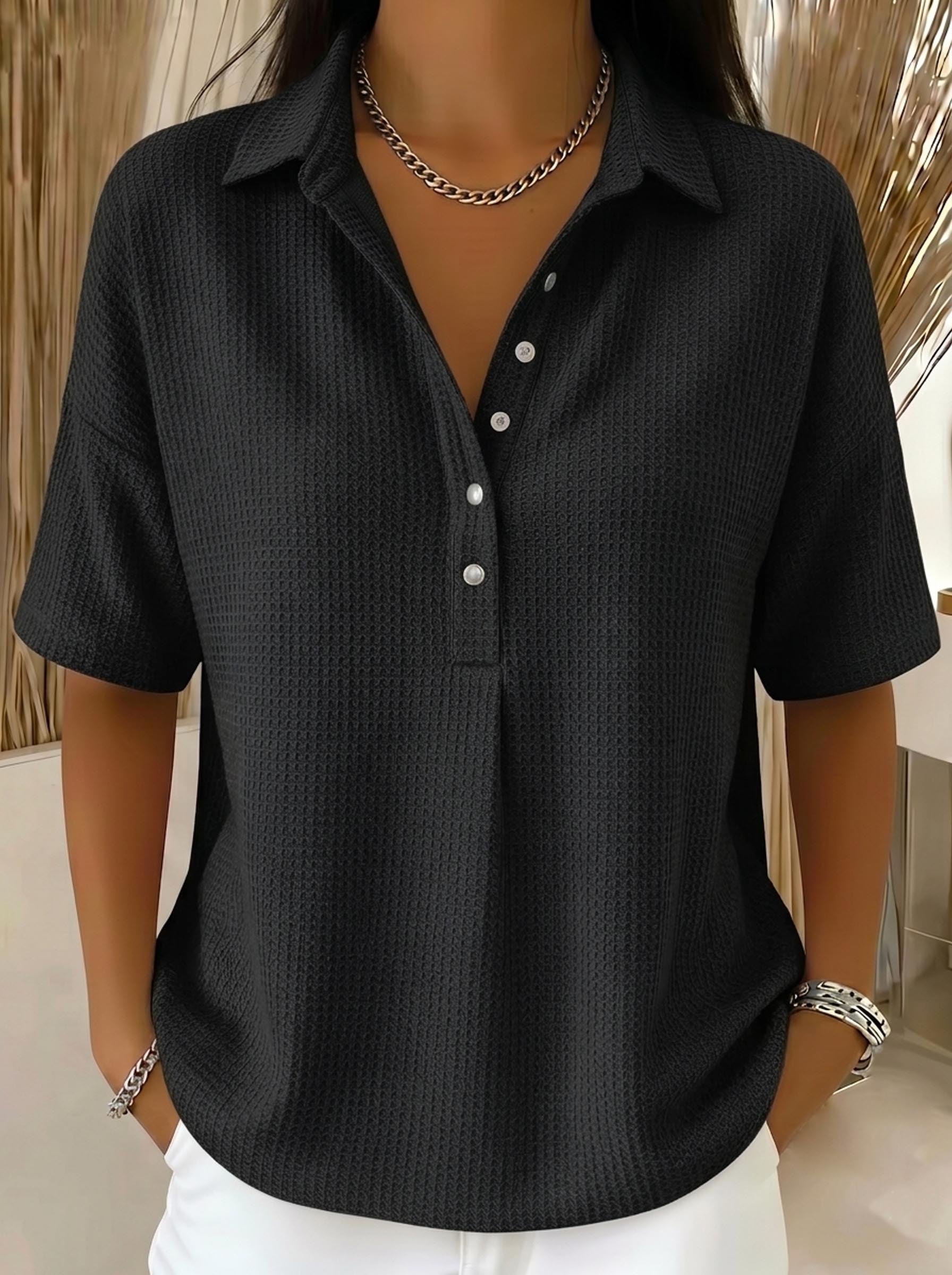 📦📦CLEARANCE SALE🔥 Women's Air-Knit Polo Sweater