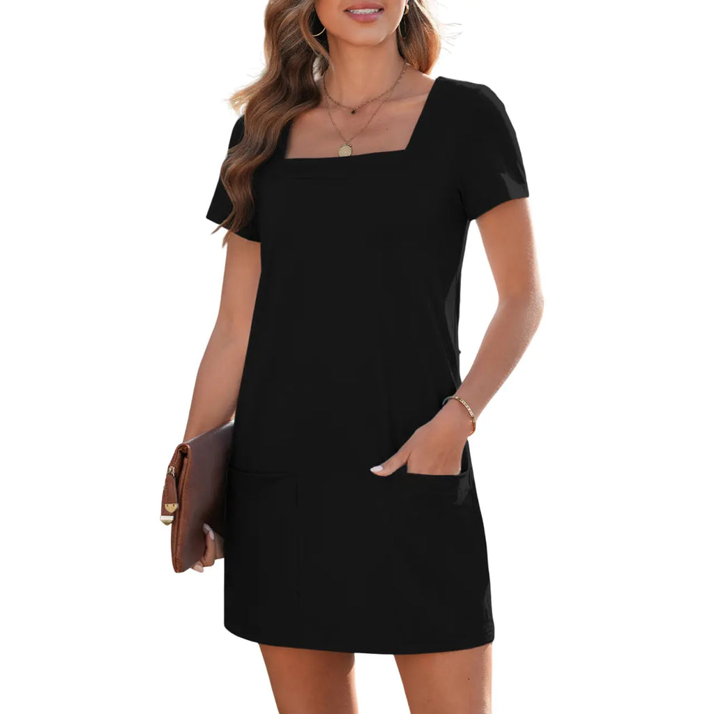 📦📦LAST DAY SAVE 49% ⏰Women's Casual Mini Dress with Pockets
