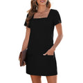 📦📦LAST DAY SAVE 49% ⏰Women's Casual Mini Dress with Pockets