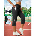 📦📦Women’s Capri Pants – Loose Fit, Summer Drawstring Waist, Zipper Pockets, Breathable High-Stretch Fabric, Suitable for Everyday Wear