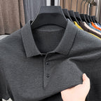 2025 Men's Cashmere Classic Knit Polo Sweater
