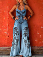 📦📦LAST DAY SAVE 49% ⏰Bohemian-style Strappy Stretchy Jumpsuit