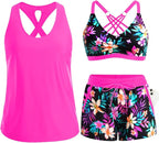 ✨✨LAST DAY 50% OFF - 3 Piece Tankini with Shorts🔥