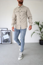 Men's Button Down Shirt Jacket (Buy 2 Free Shipping)