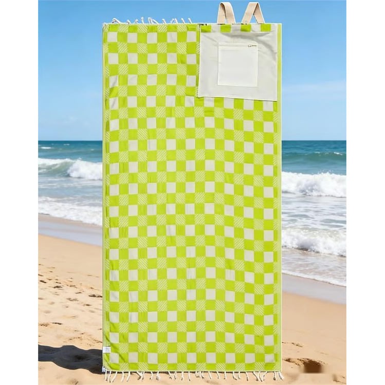 📦📦🏖️ 2-in-1 Convertible Towel & Backpack with Inner Zip Pocket & Sand-Repelling Fabric