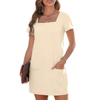 📦📦LAST DAY SAVE 49% ⏰Women's Casual Mini Dress with Pockets