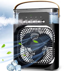 Summer Sale Now Live! Portable Mini Air Cooler Fan | Portable Humidifier Air Cooler Mist Fan Mini Table Fan for Home with 3 Speed Mode with Water Spray