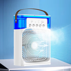 Summer Sale Now Live! Portable Mini Air Cooler Fan | Portable Humidifier Air Cooler Mist Fan Mini Table Fan for Home with 3 Speed Mode with Water Spray