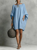 Women Casual cotton and linen dress