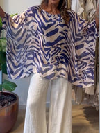 Loose-fitting Casual Printed Top