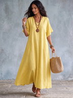 💝💝Minimalist Elegant Cotton-linen Dress