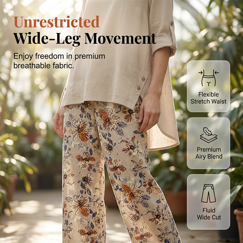 💝💝New Arrivals-Women's Cotton Linen Half Sleeve Top ＆ Pants Set